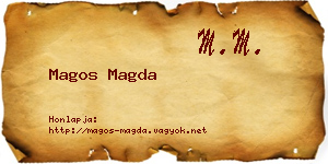 Magos Magda névjegykártya